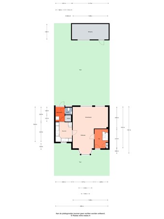 Floorplan - Almarestraat 13, 3752 EJ Bunschoten-Spakenburg